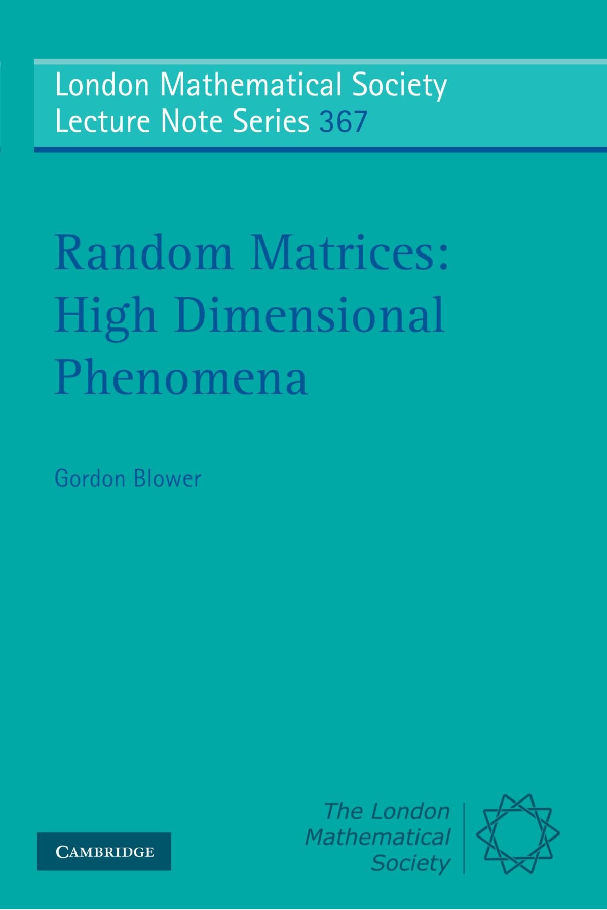 random matrix theory pdf